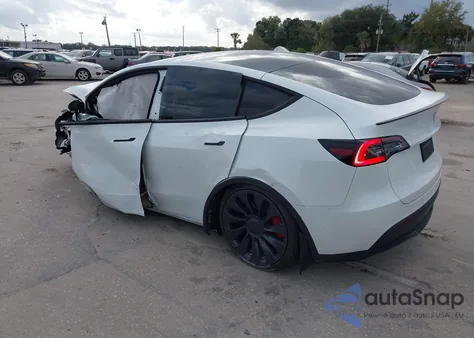 2022 Tesla Model Y Performance Dual Motor All-Wheel Drive из США, поврежденный, VIN 7SAYGDEF1NF457446
